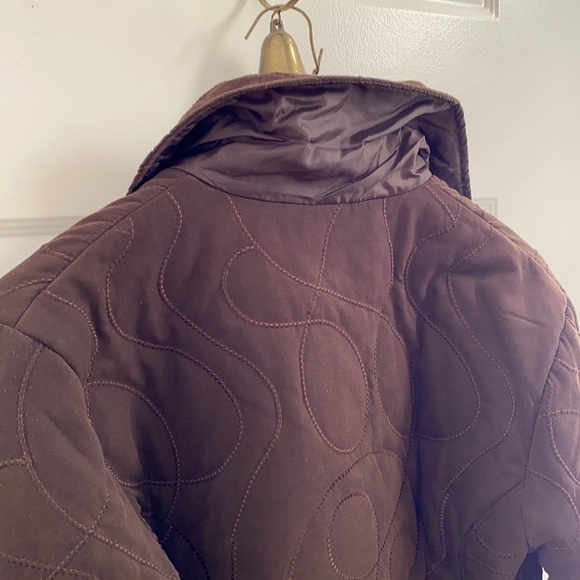 FINAL PRICE ⭐️ALPS beautiful embroidered chocolate  jacket (scarf not included) - Picture 3 of 14